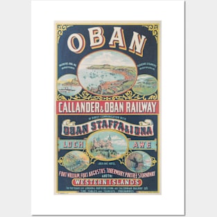 Callander & Oban - Vintage Railway Travel Poster - 1901 Posters and Art